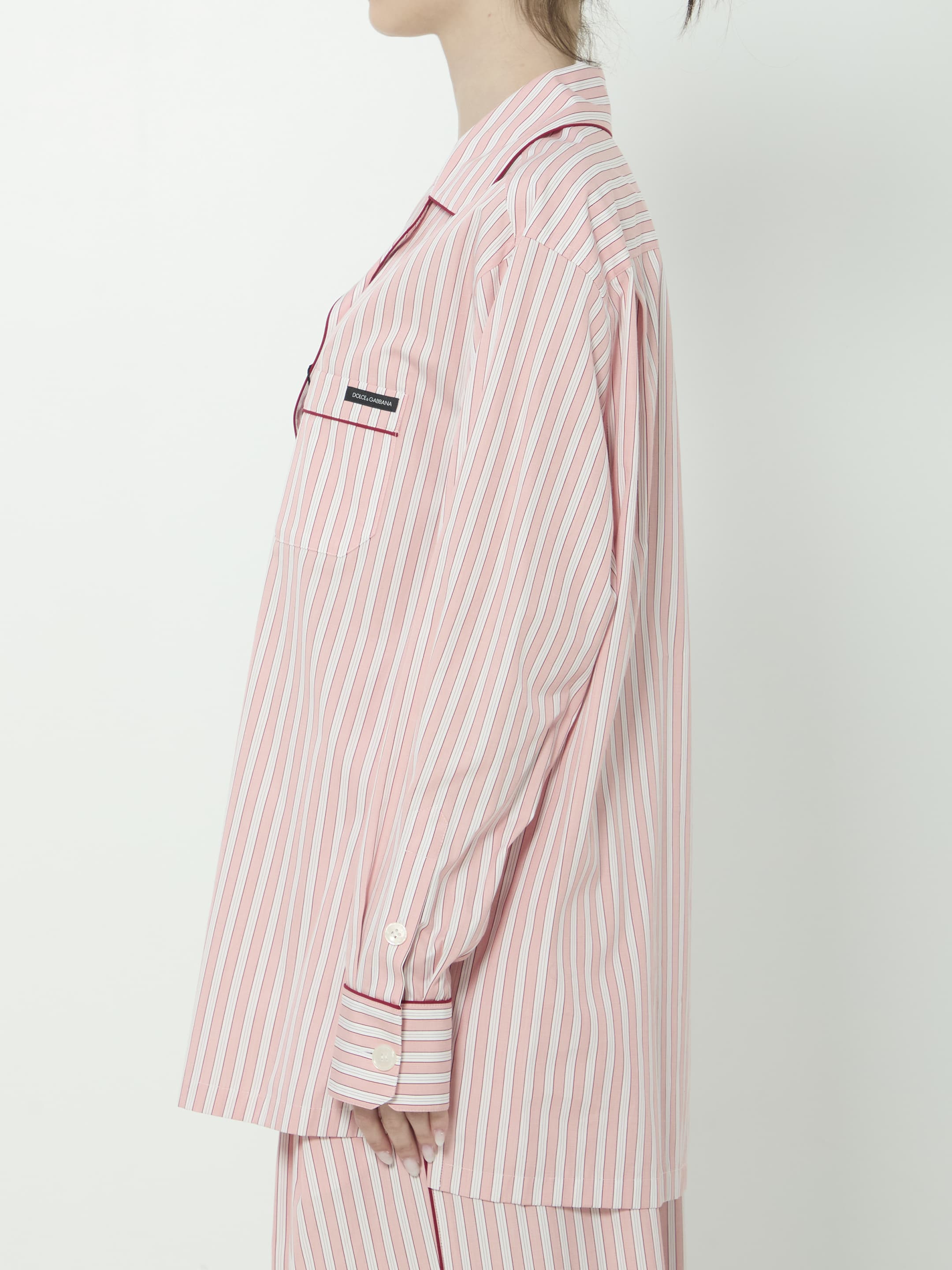 Dolce&Gabbana Striped Poplin Shirt