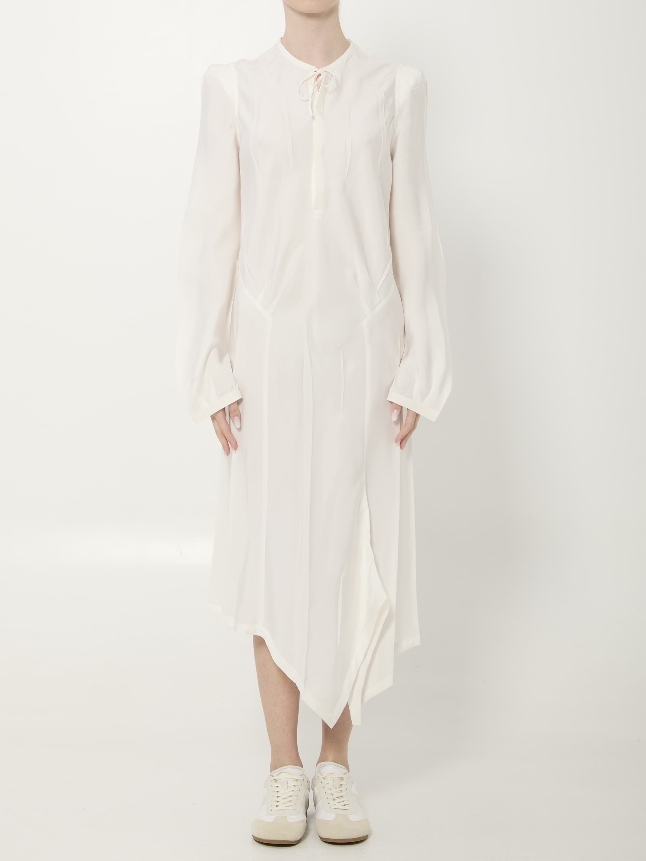 Lemaire Creased Bias Midi Dress