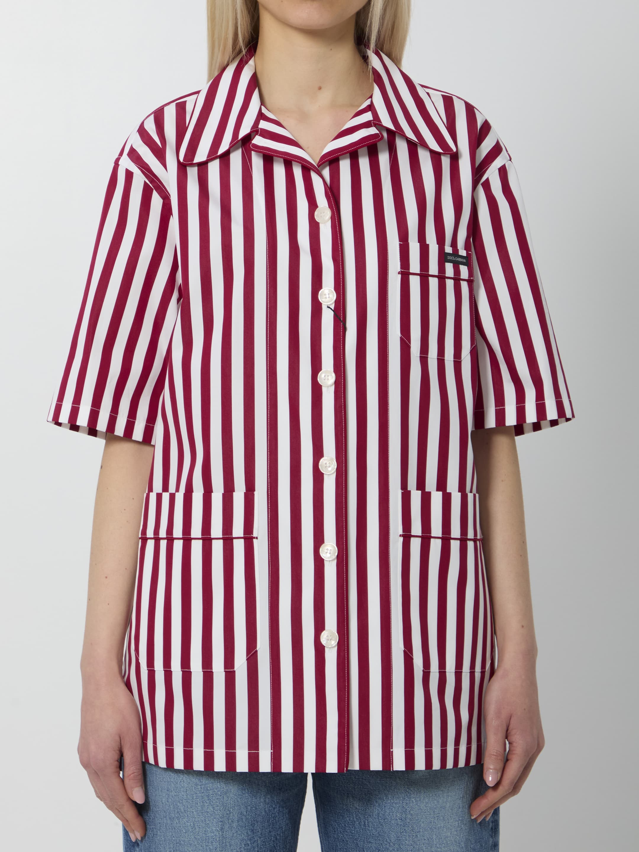 Dolce&Gabbana Striped Poplin Shirt