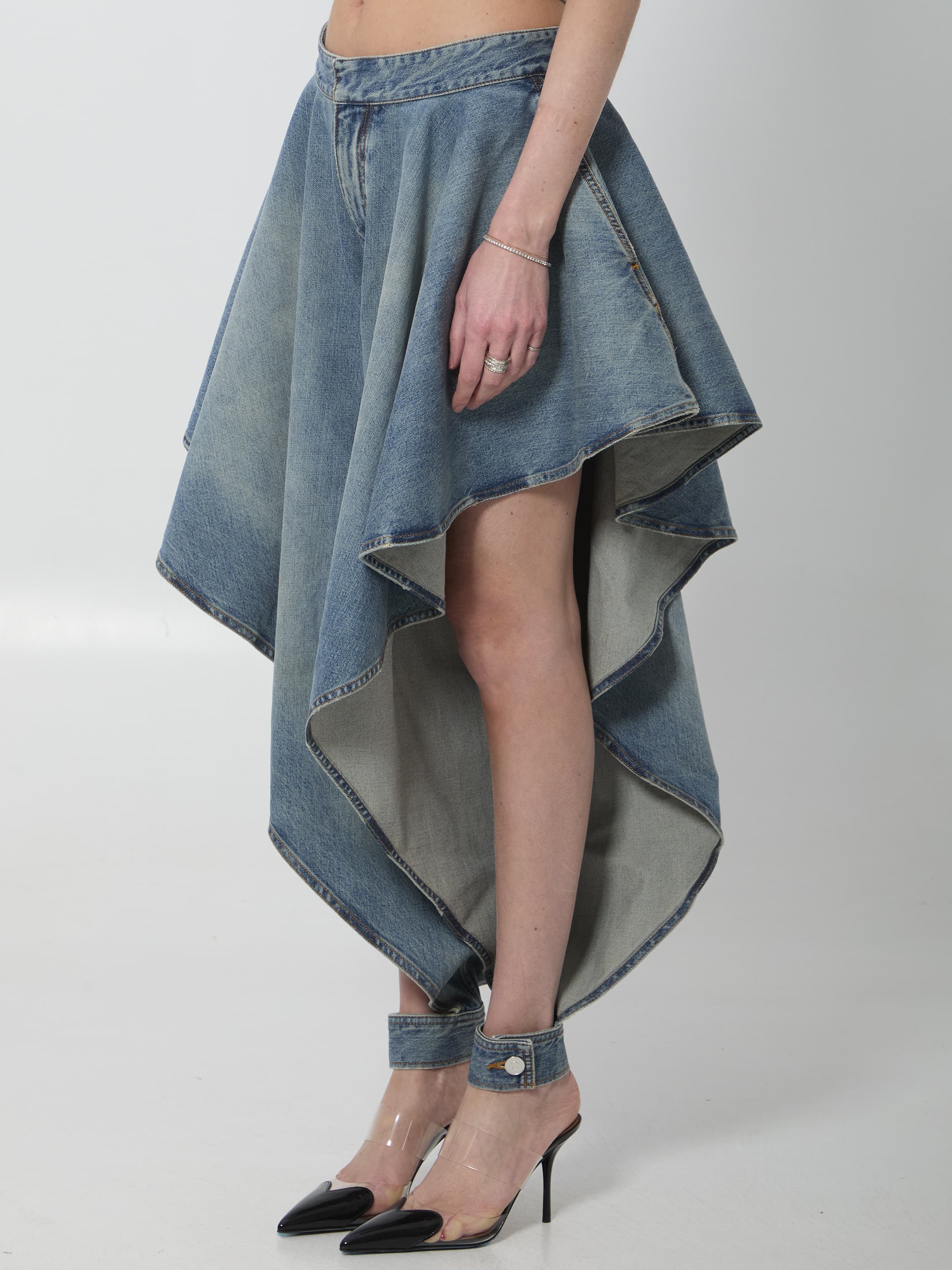 Alaïa ALAIA Délavé Panel Jeans