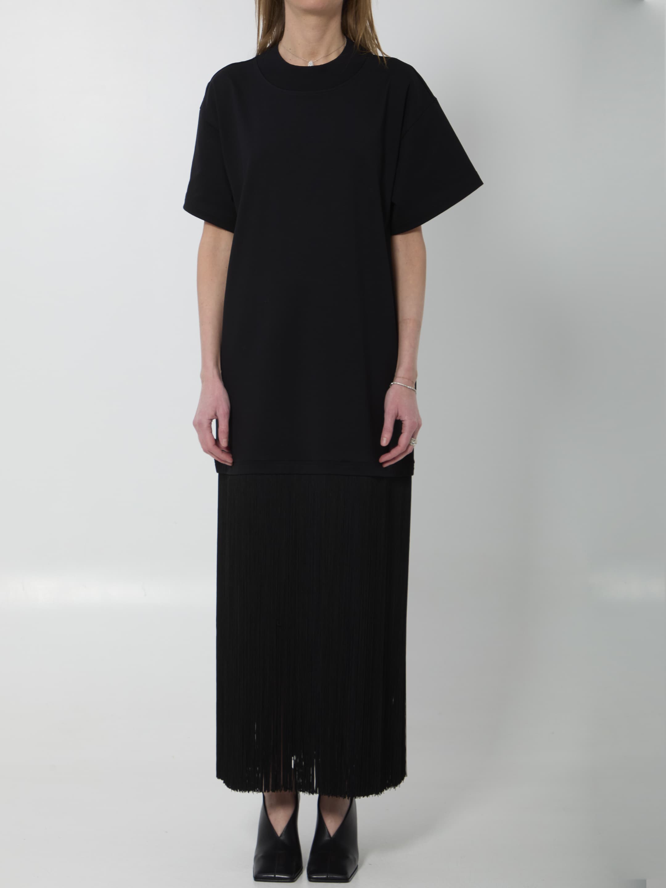 Alaïa ALAIA Maxi Dress with Fringes