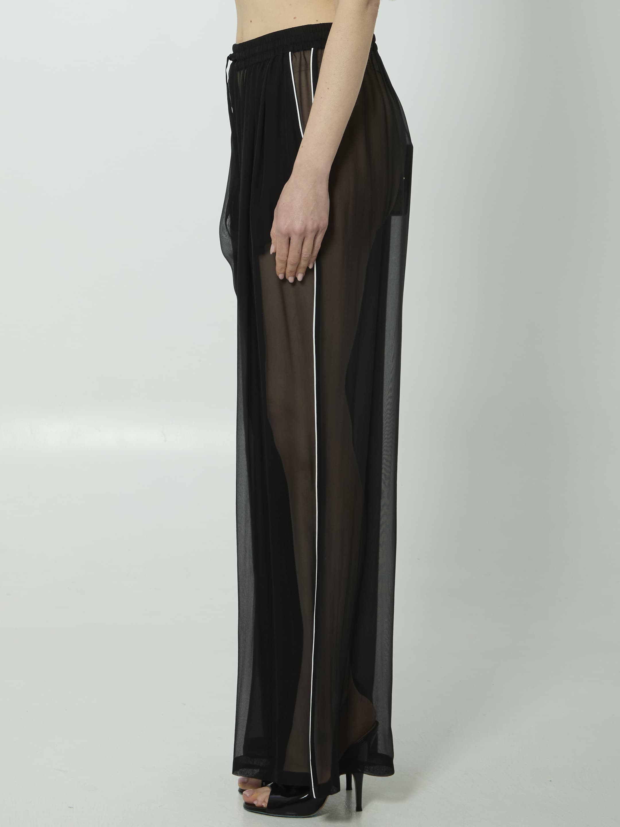 Dolce&Gabbana Silk Chiffon Trousers