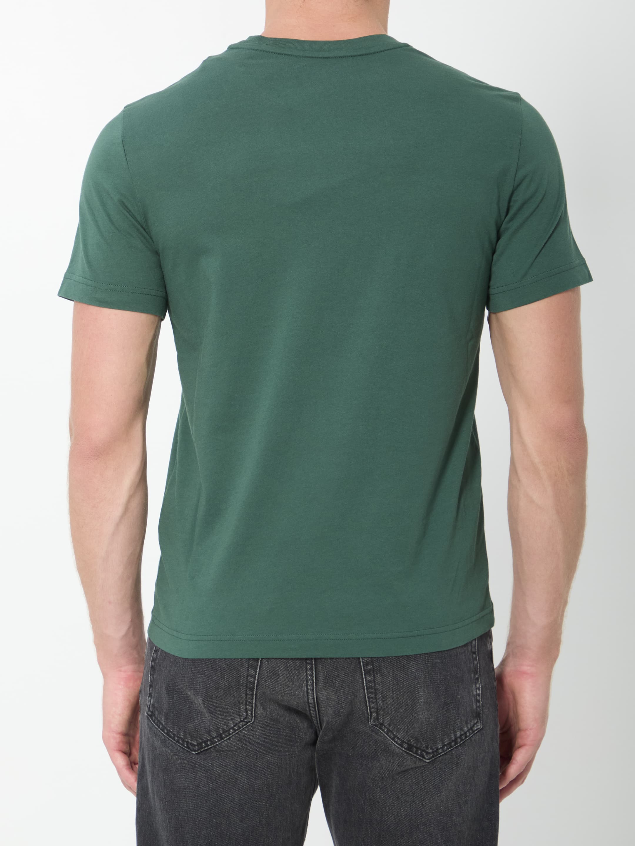 Moncler Cotton T-shirt with Tricolor Logo