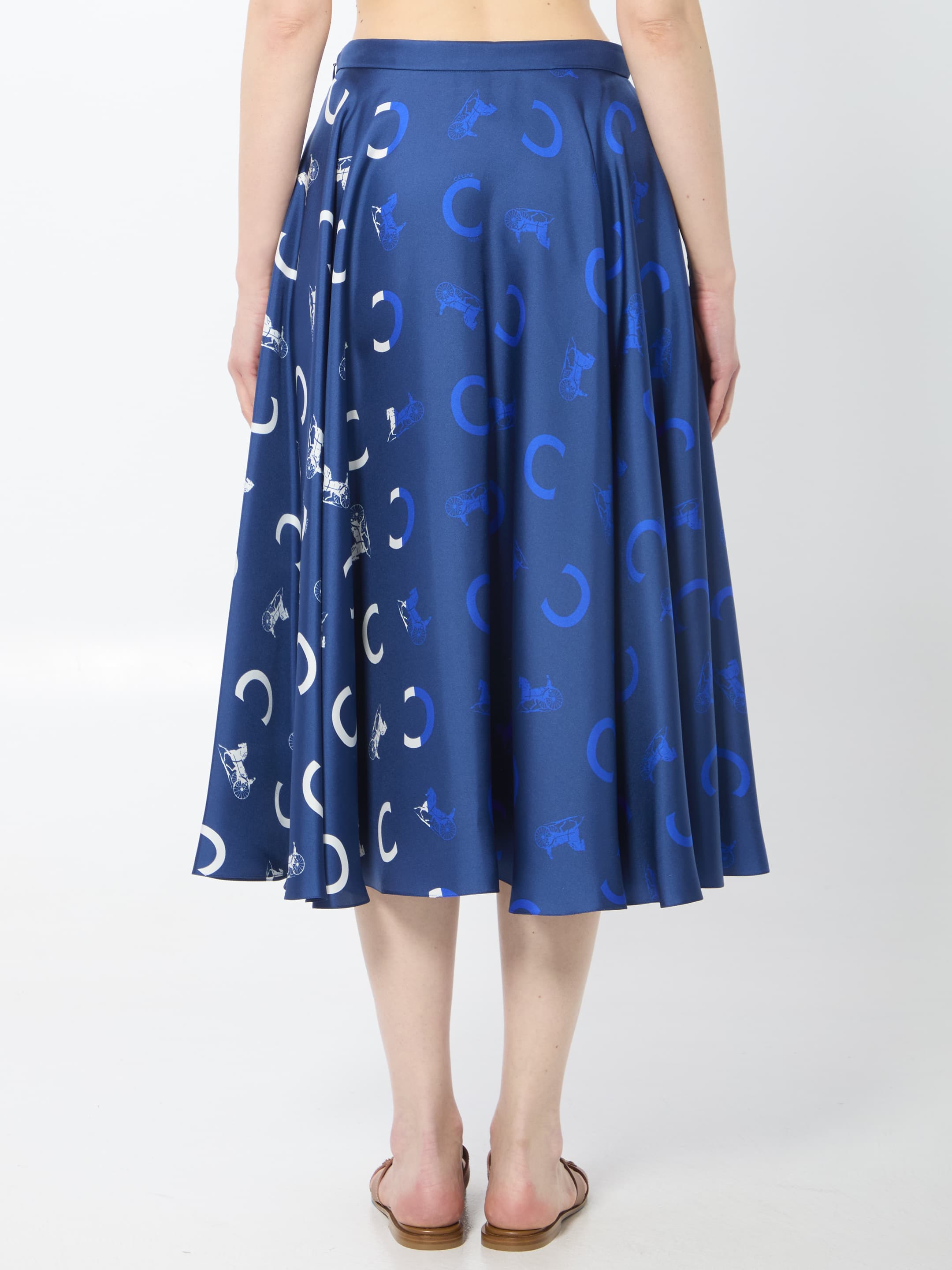 Celine Skirt in Silk Twill