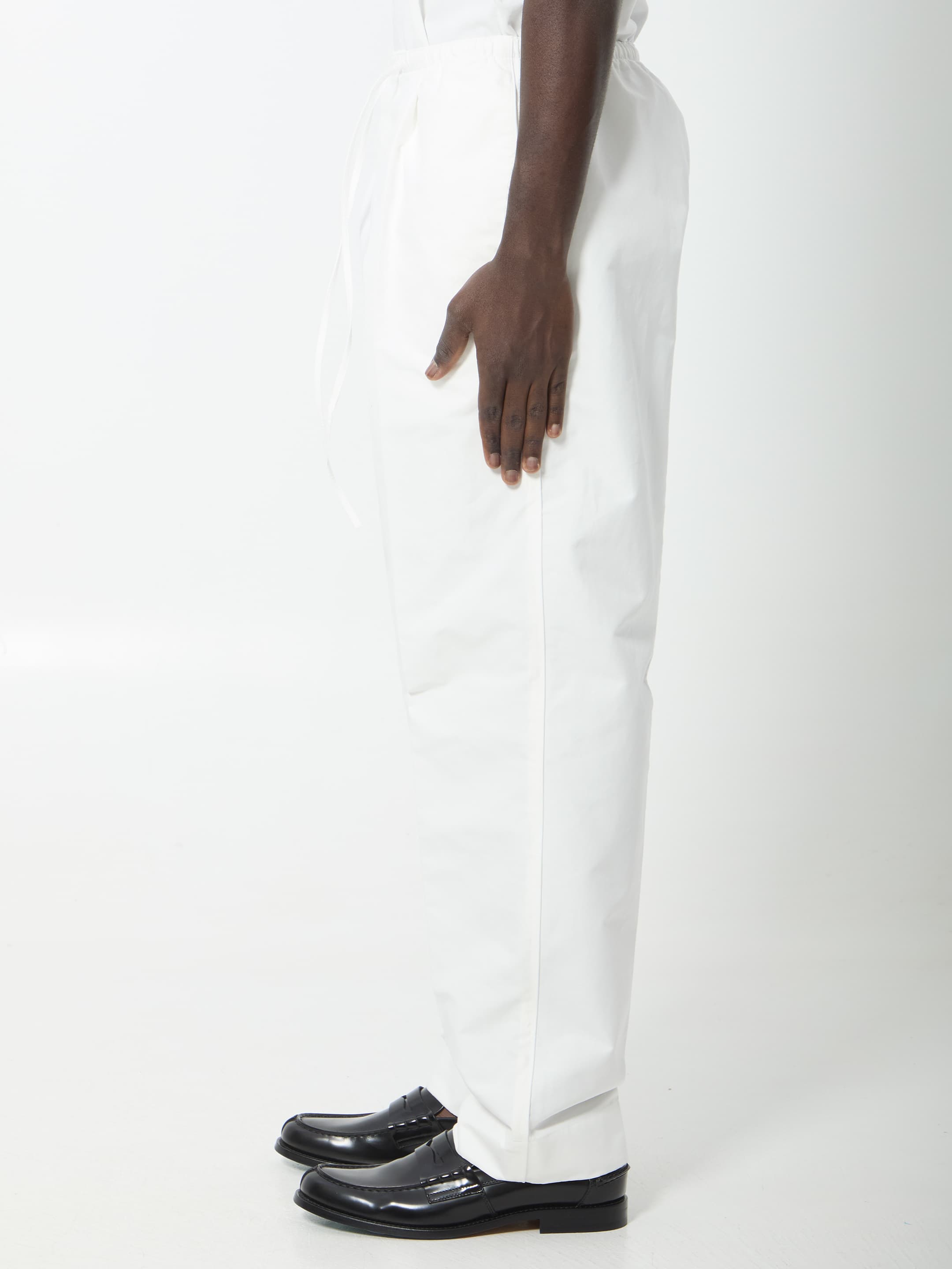 Bottega Veneta Compact Cotton Canvas Trousers