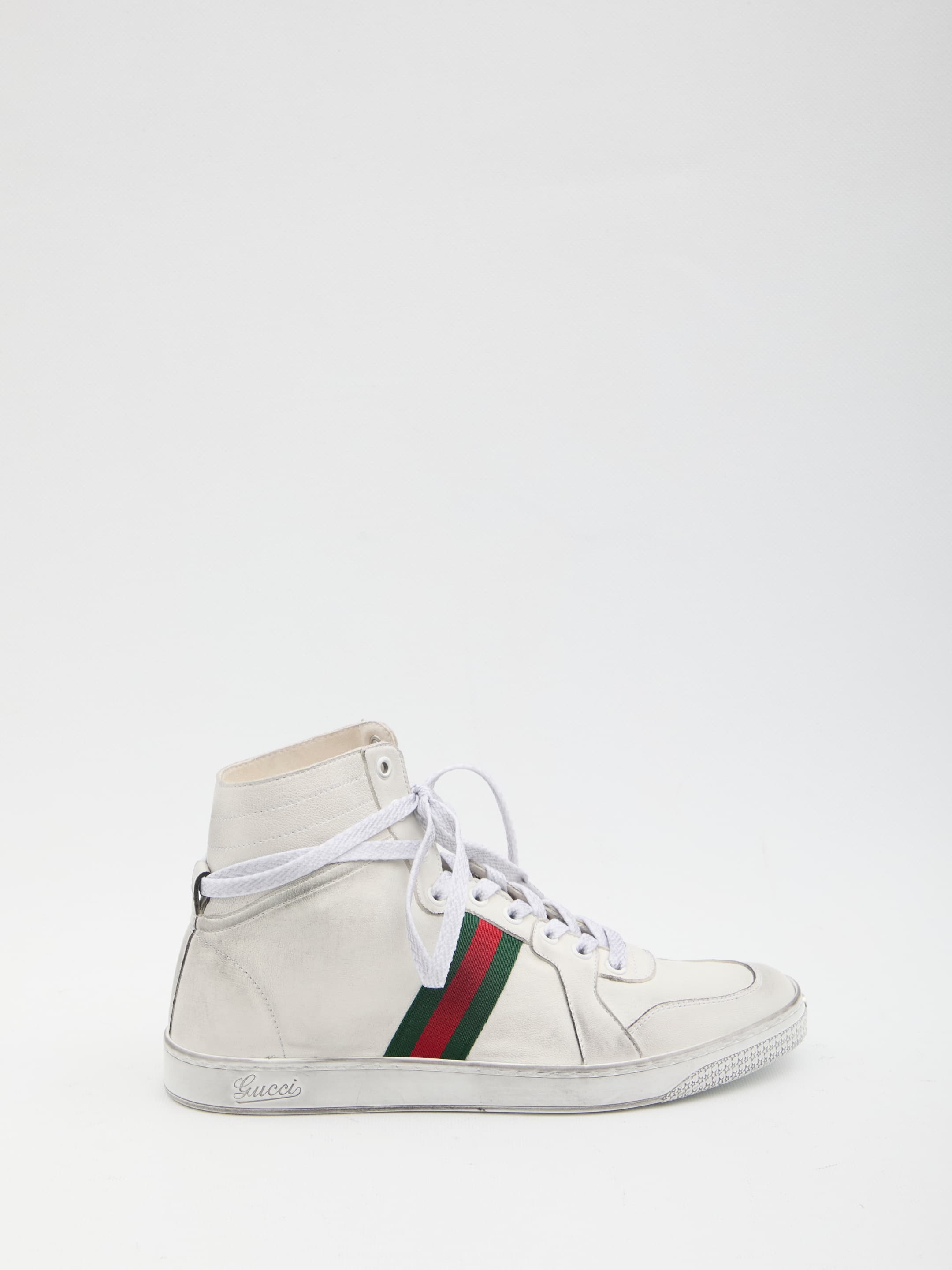 Gucci High-top Stretch Sneakers