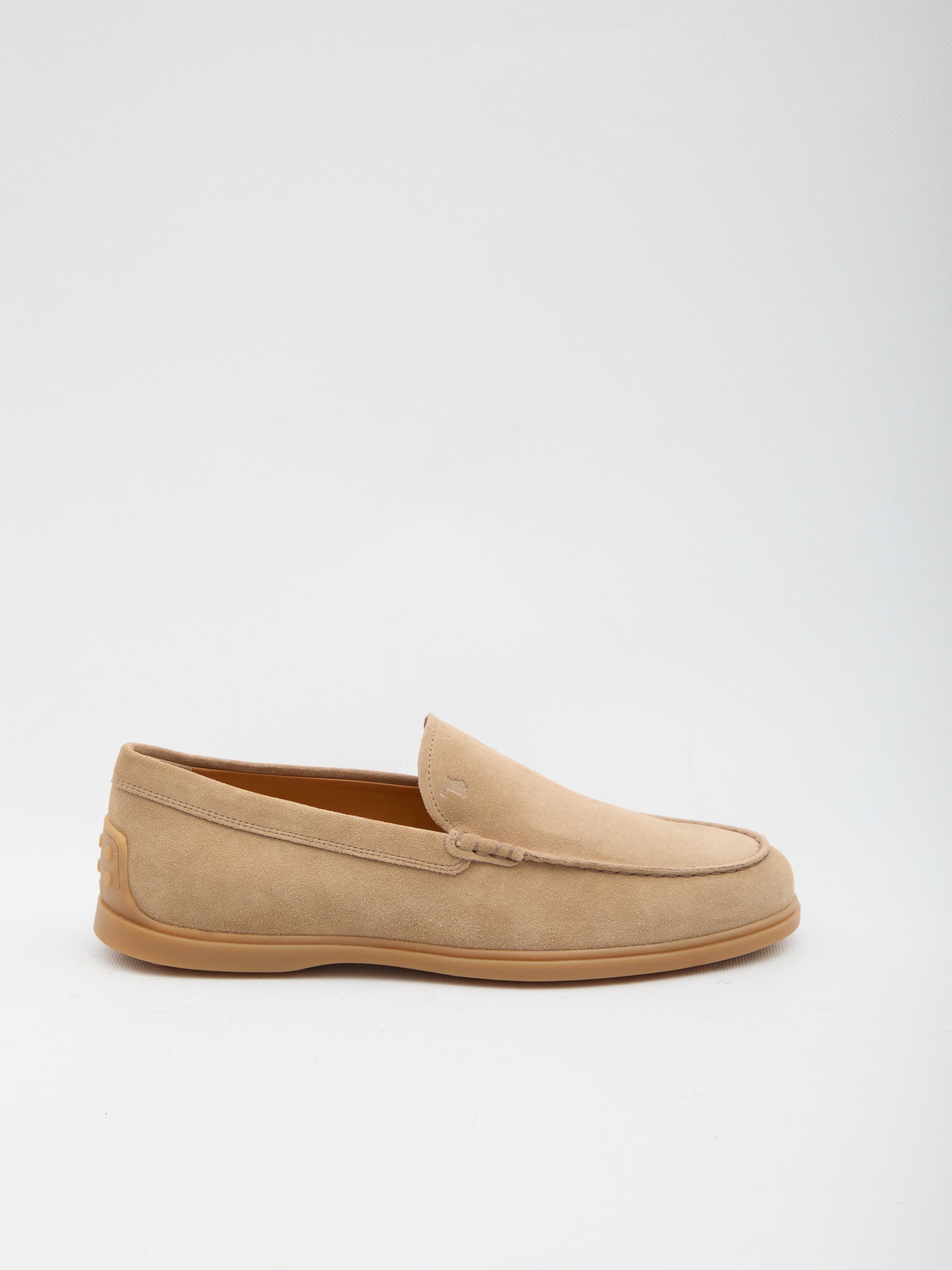 TOD'S Suede Pantofola Loafers