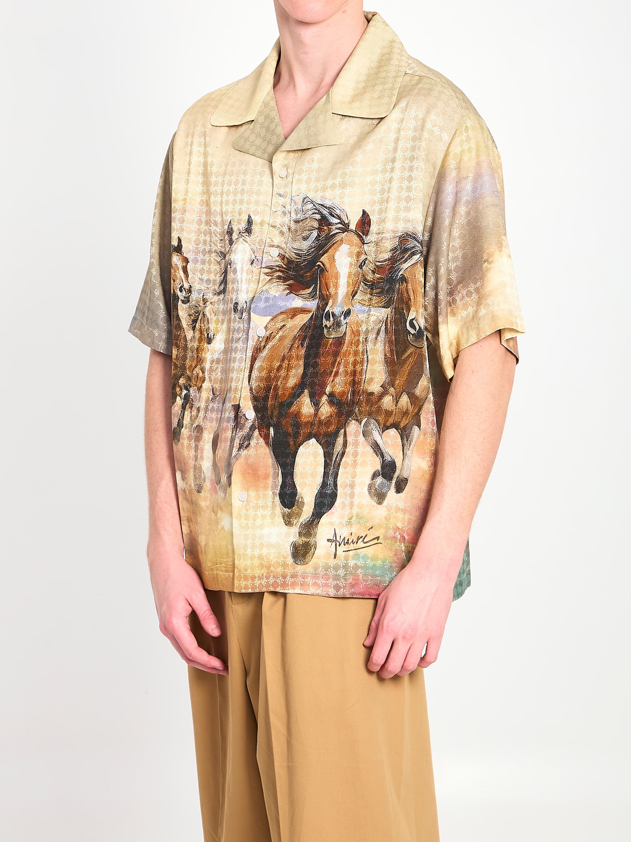 Amiri Horses Print Shirt