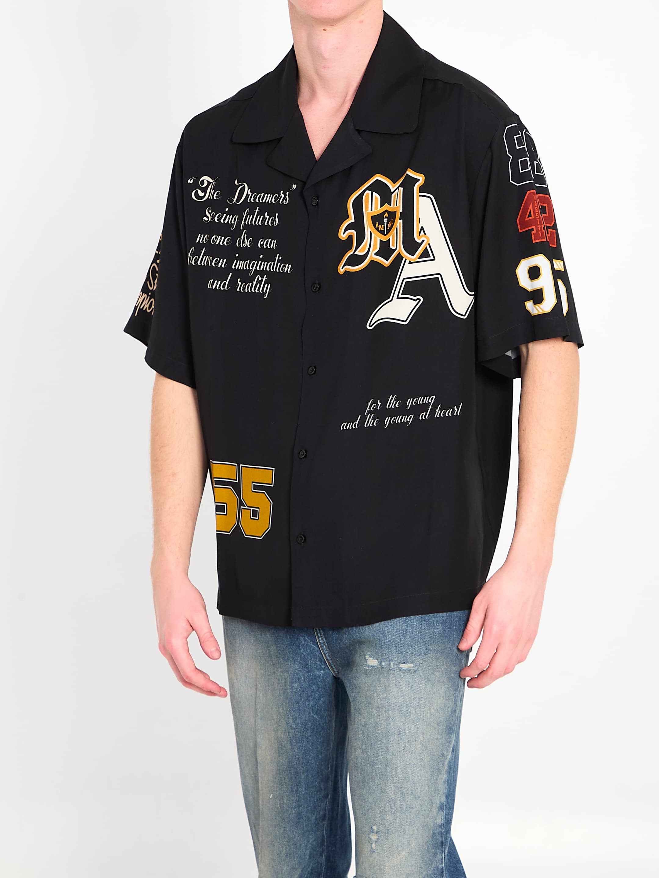 Amiri Varsity Patch Oversized Shirt