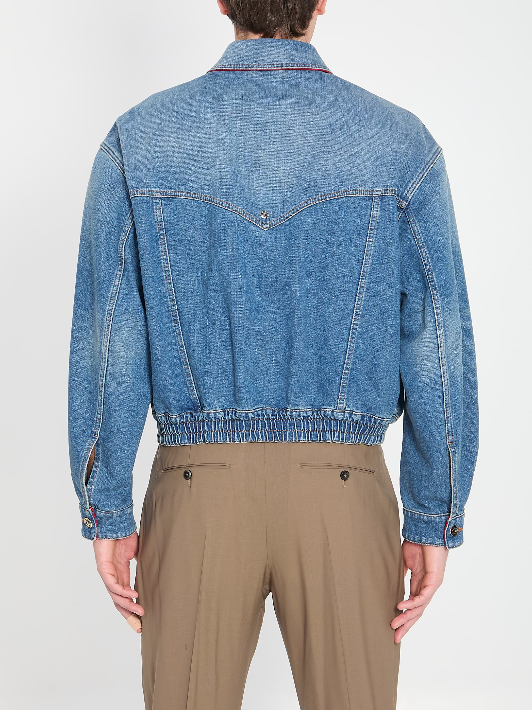 Versace Cotton Denim Blouson
