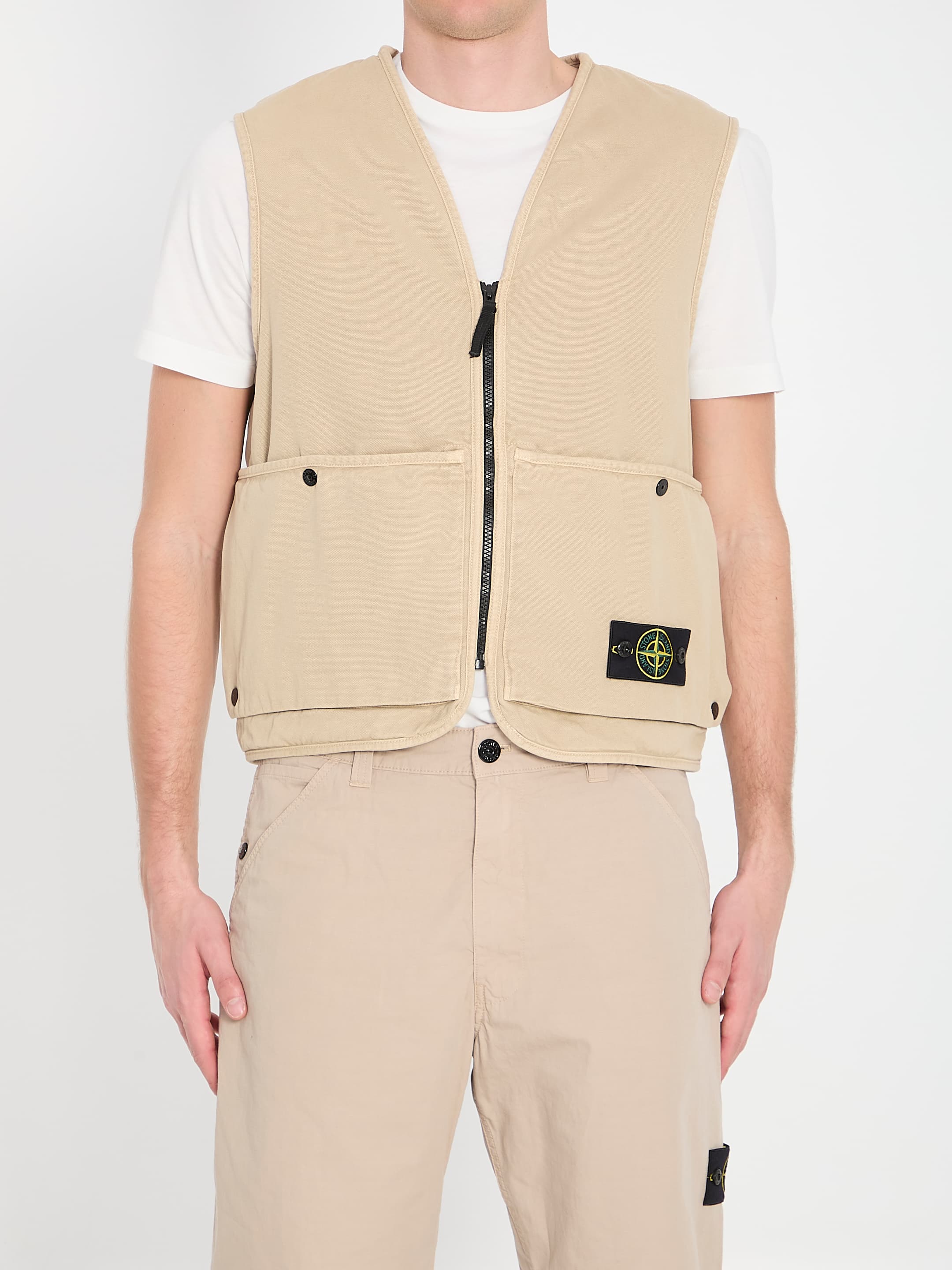 Stone Island Oversized Cotton Vest