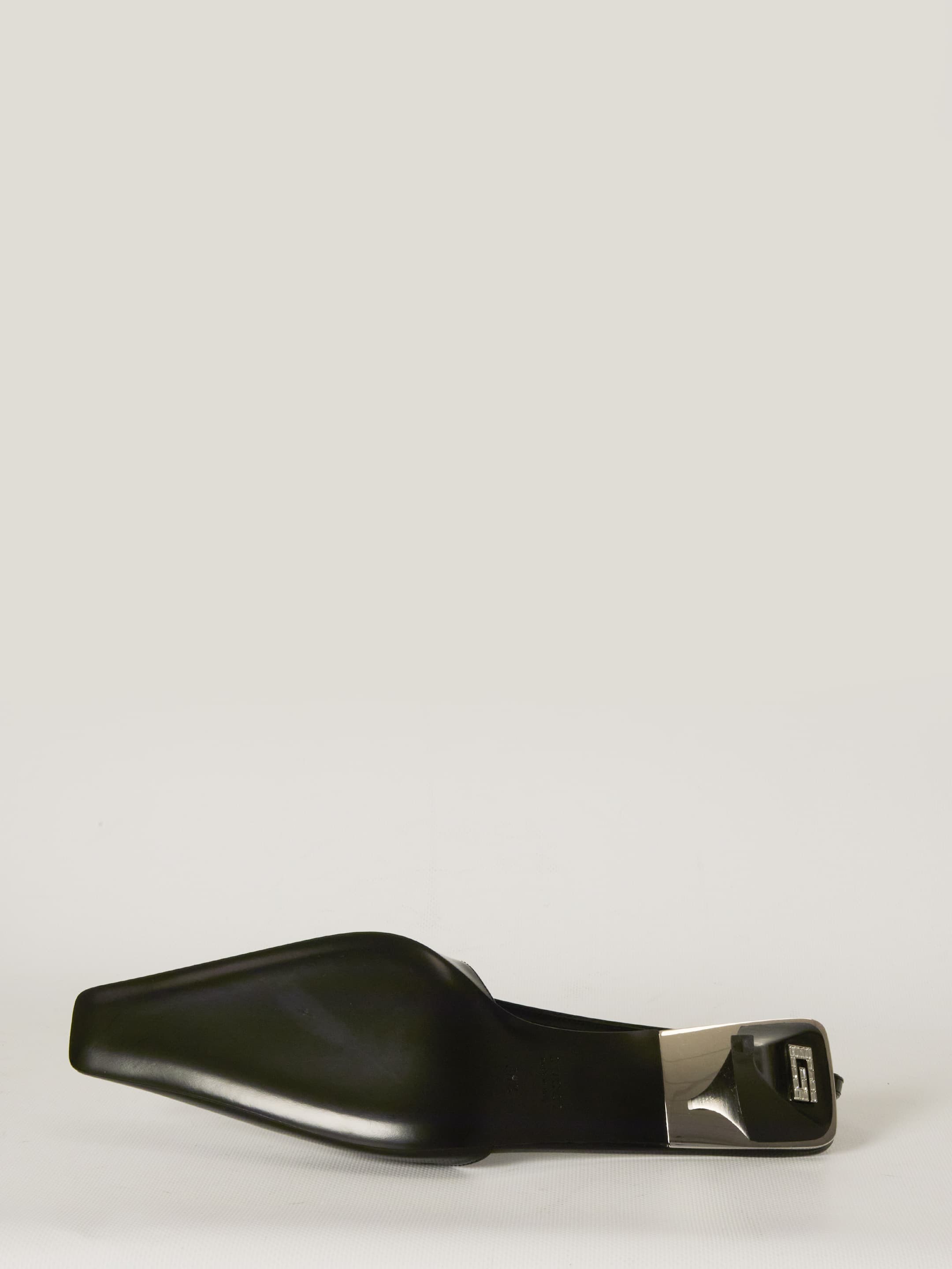 Gucci Crystal Logo Slingback Pumps