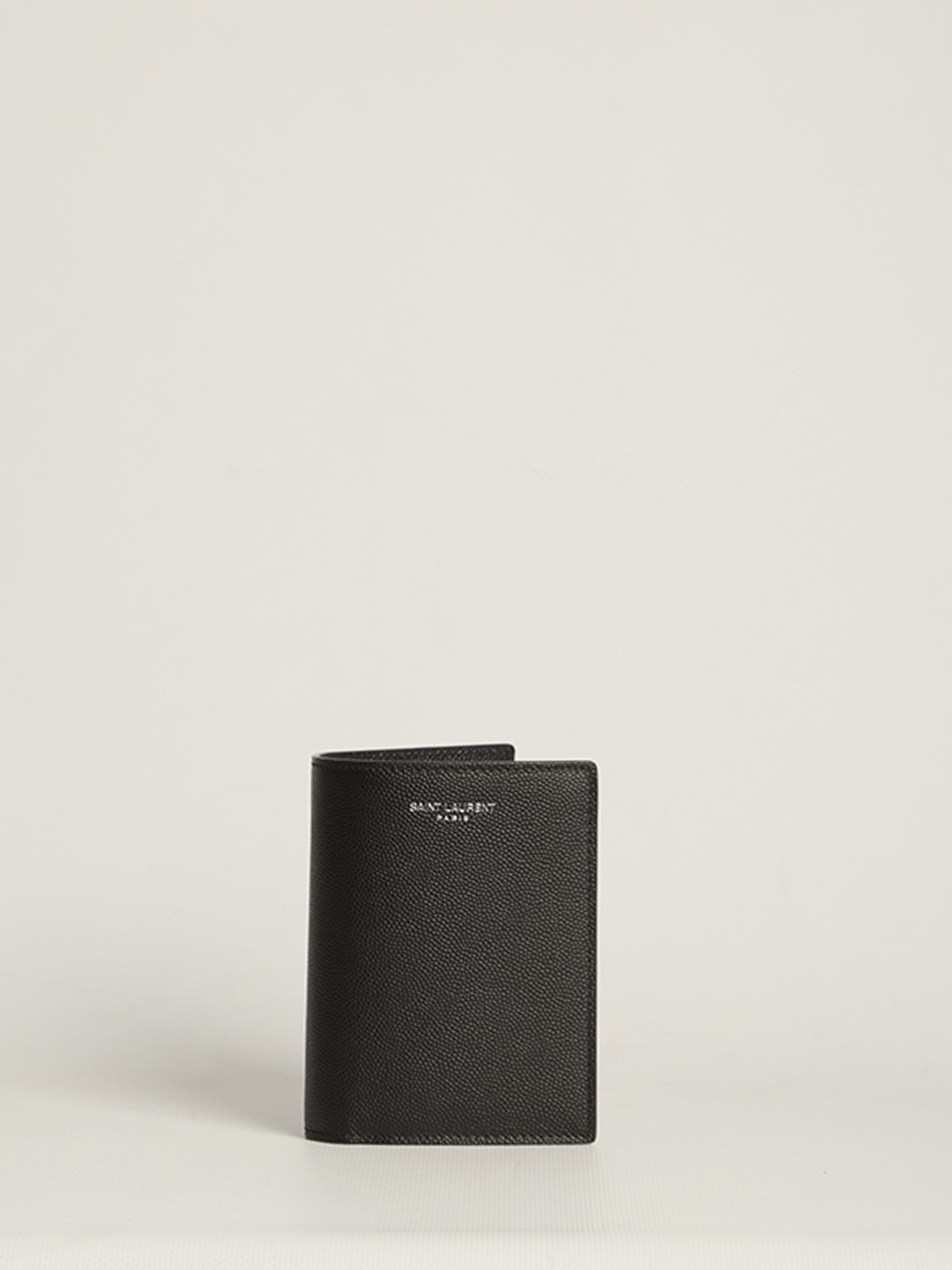 Saint Laurent Leather Compact Wallet