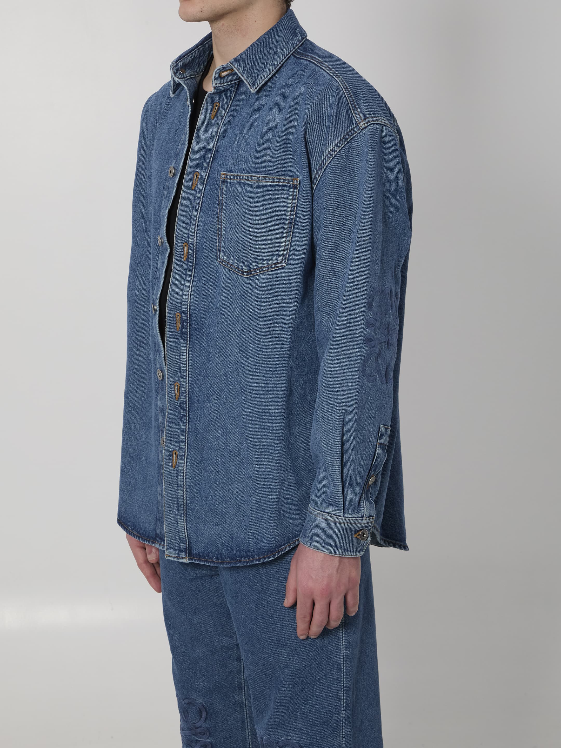 Loewe Anagram Denim Overshirt