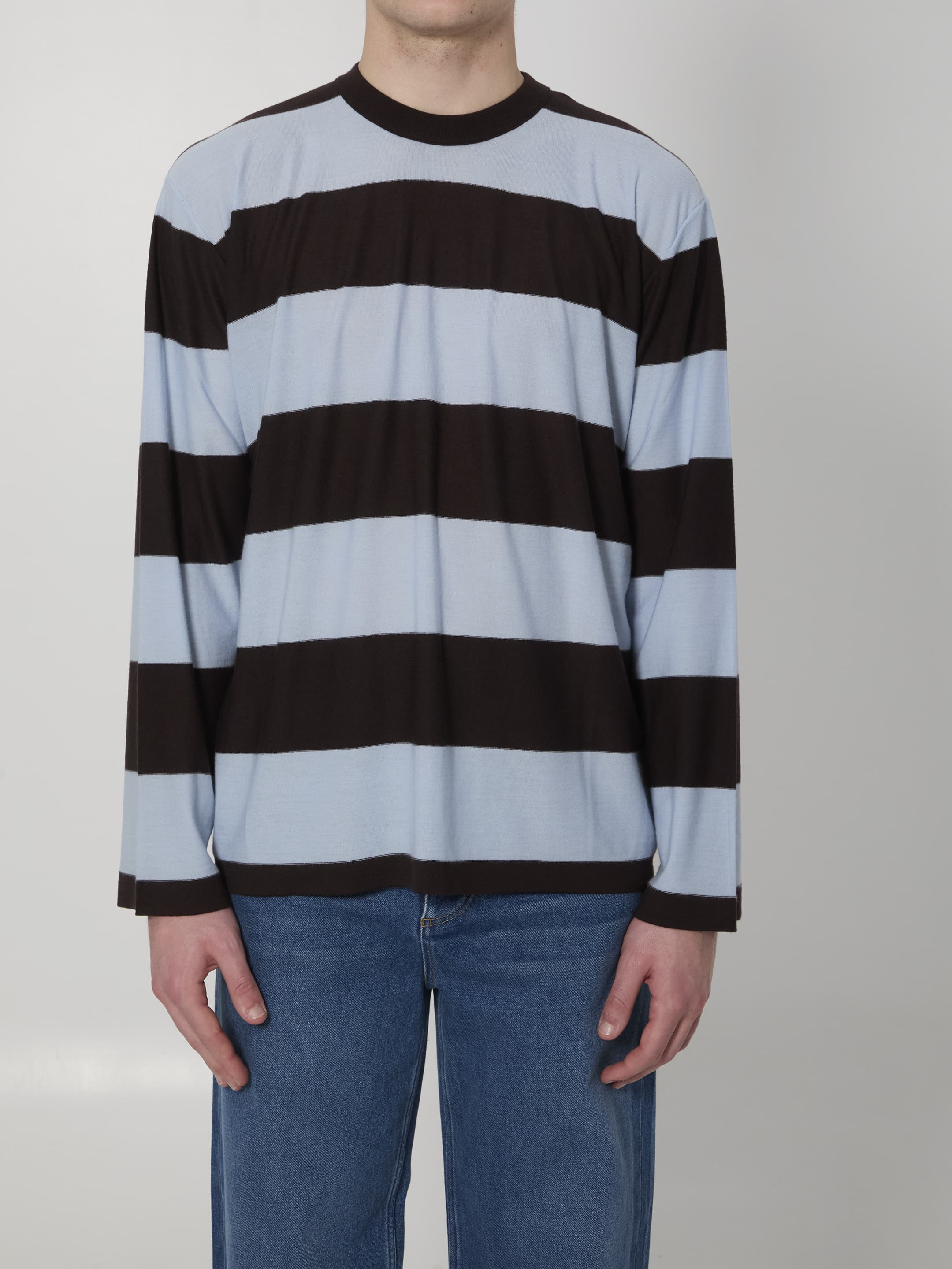 Bottega Veneta Striped Cashmere Sweater