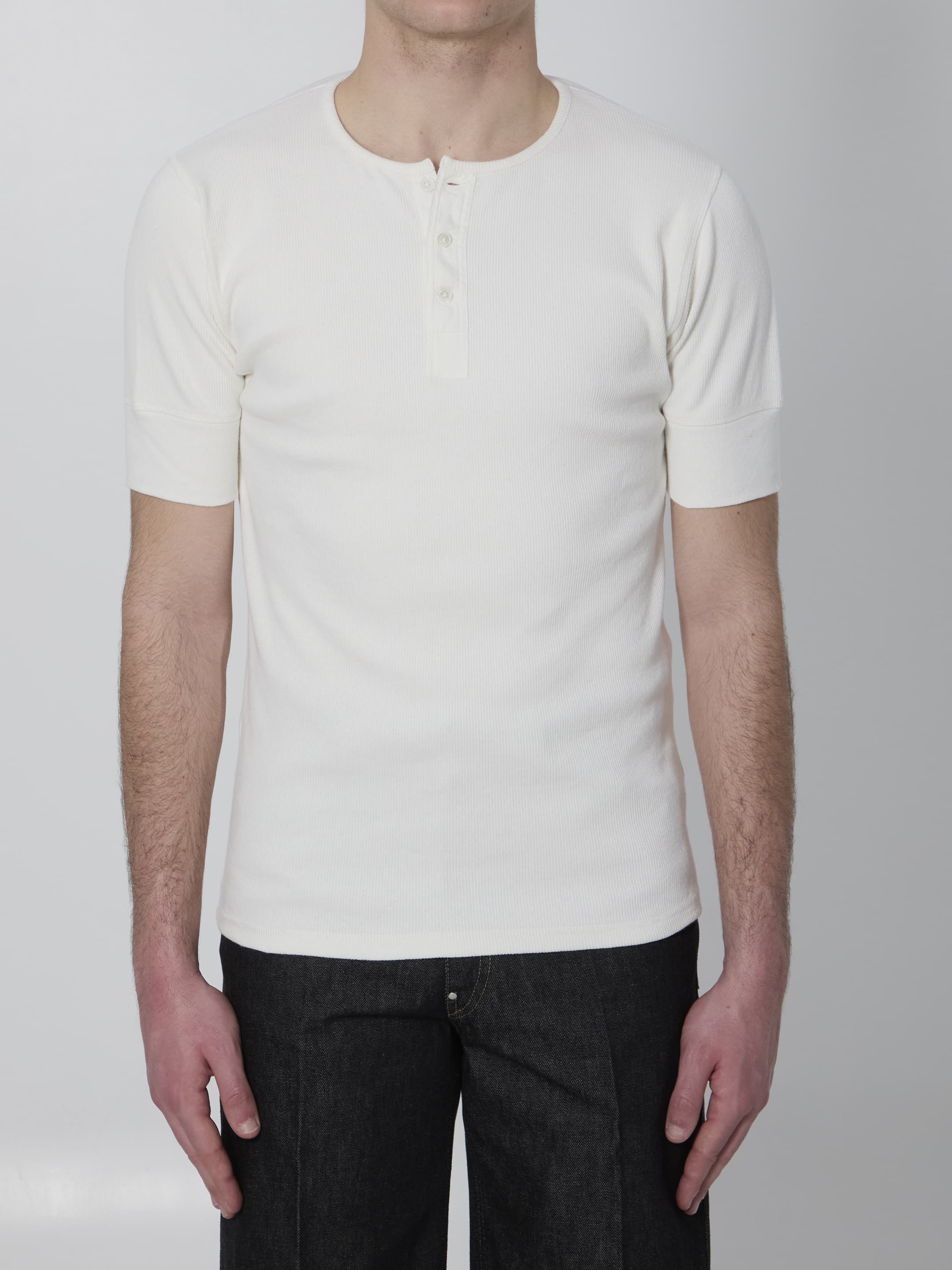 Lemaire Ribbed Henley Top