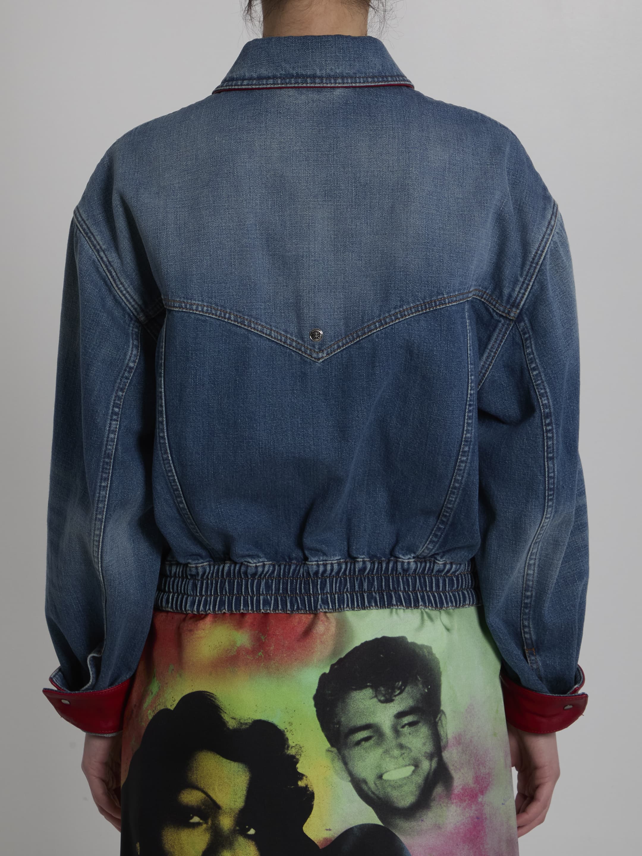 Versace Cotton Denim Blouson