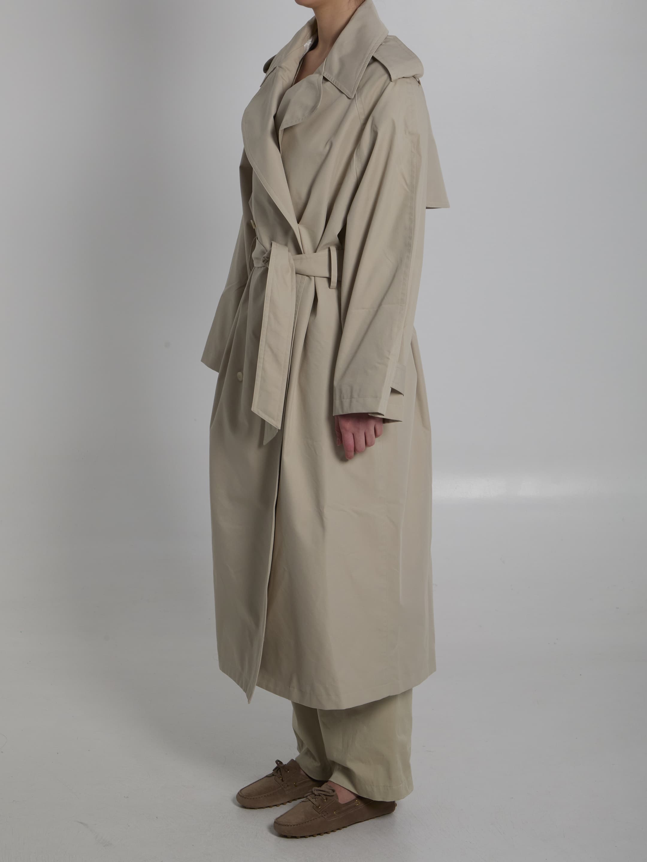 THE FRANKIE SHOP Riva Cotton Trench Coat