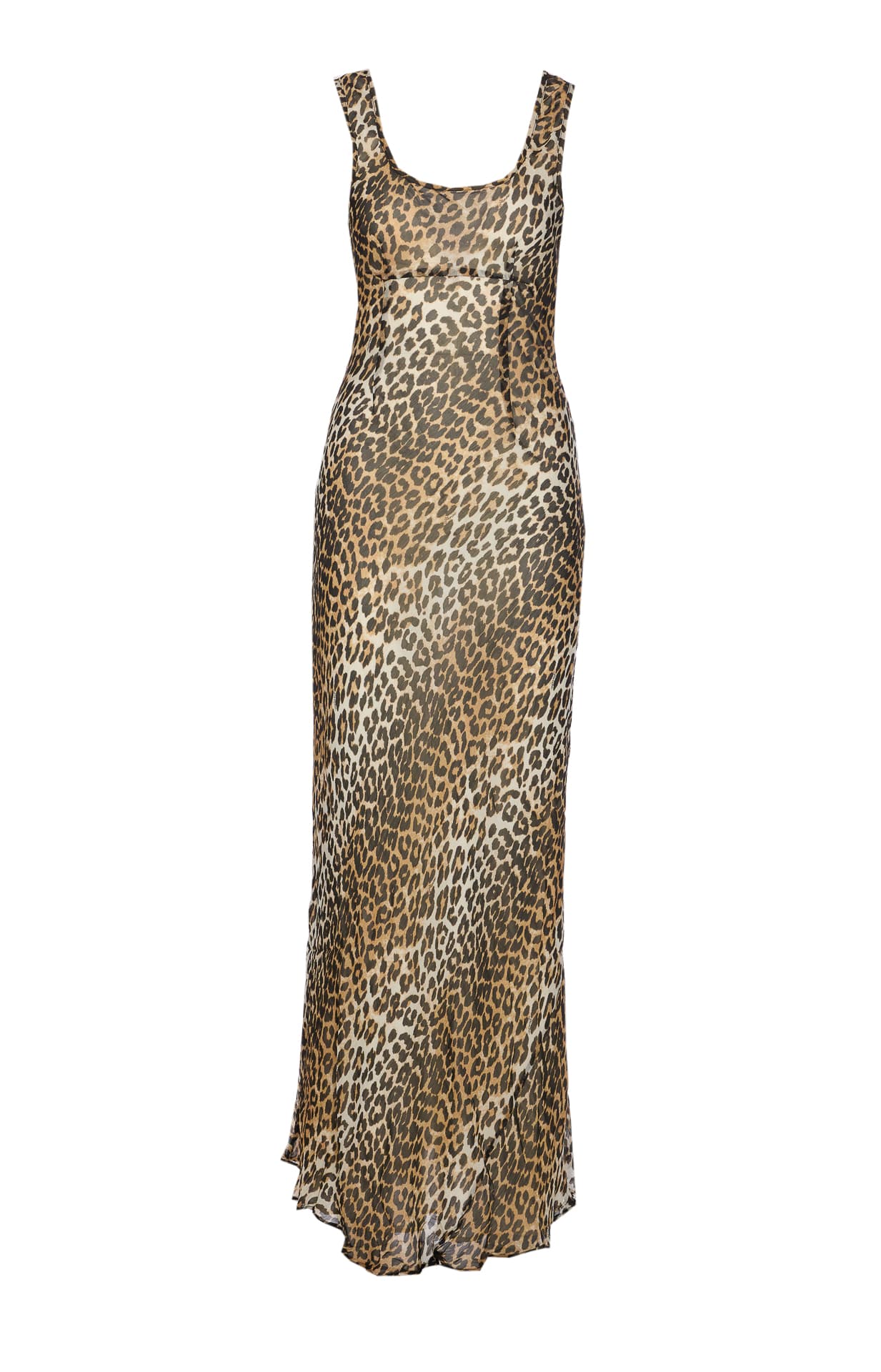 GANNI LEOPARD PRINT DRESS