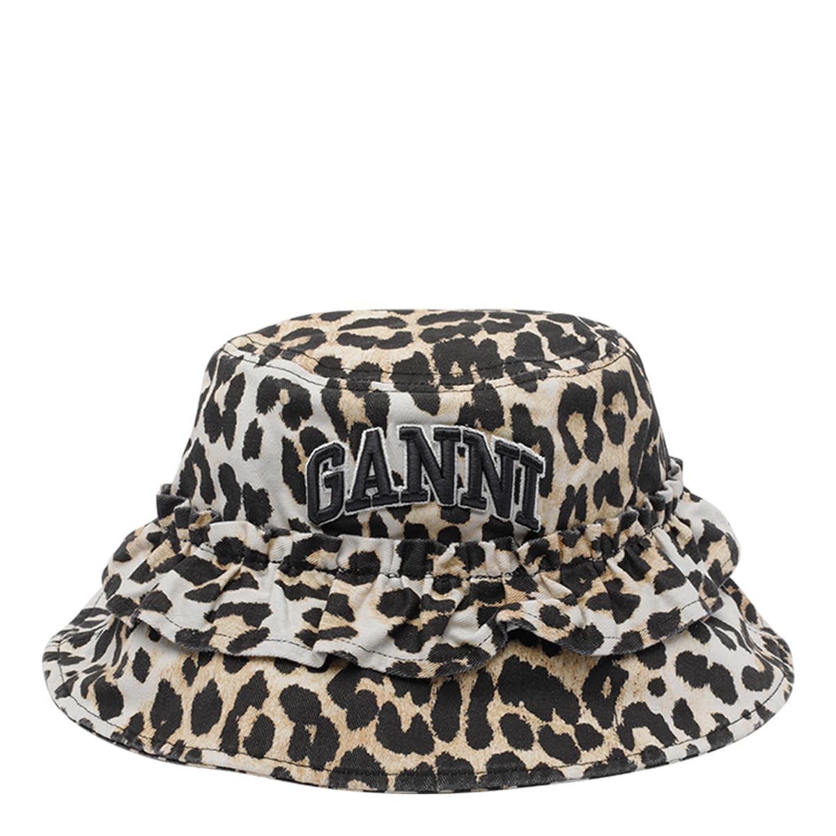 GANNI LOGO LEO BUCKET HAT