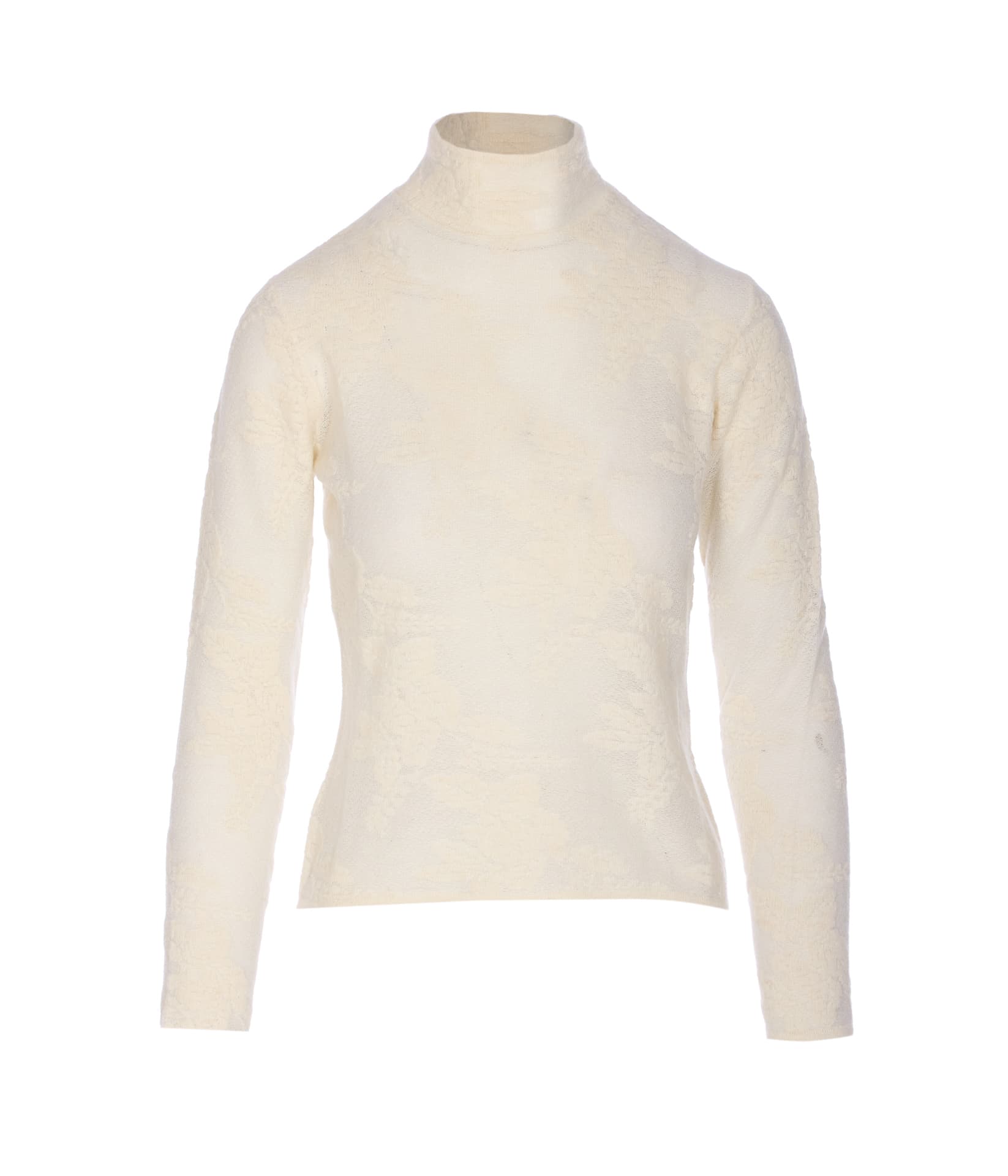 GANNI SHEER TURTLENECK