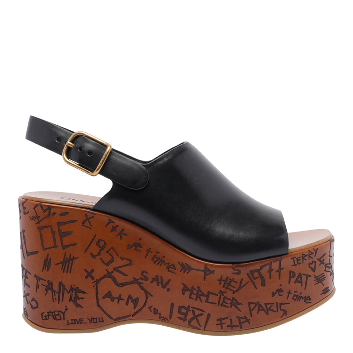 Chloé Chloe' MAXIME WEDGE SANDALS
