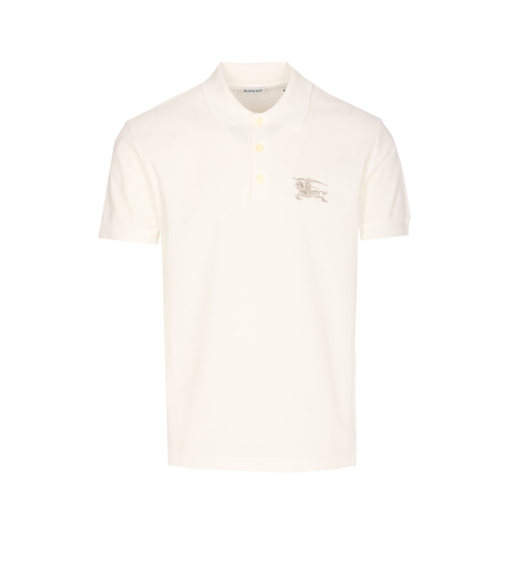 Burberry METALLIZED EKD POLO