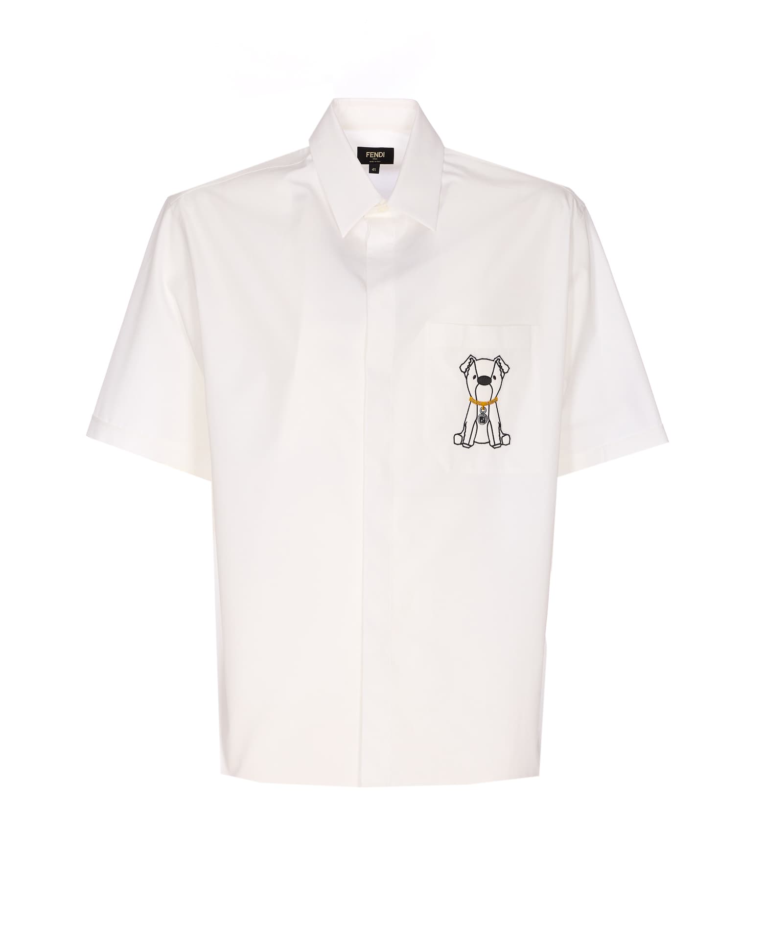 Fendi SHIRT WITH ITO EMBROIDERY
