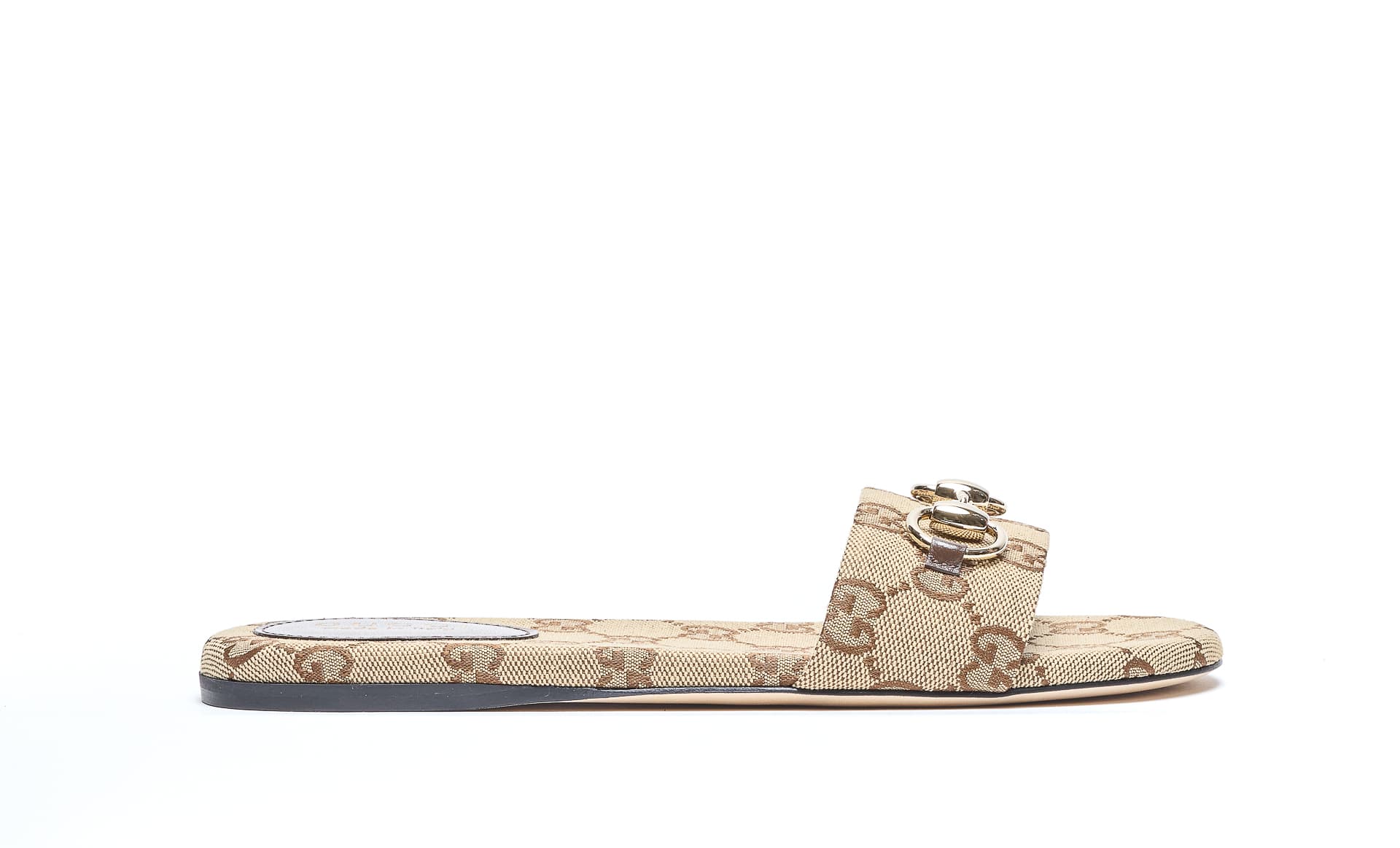 Gucci HORSEBIT GG SLIDE SANDALS