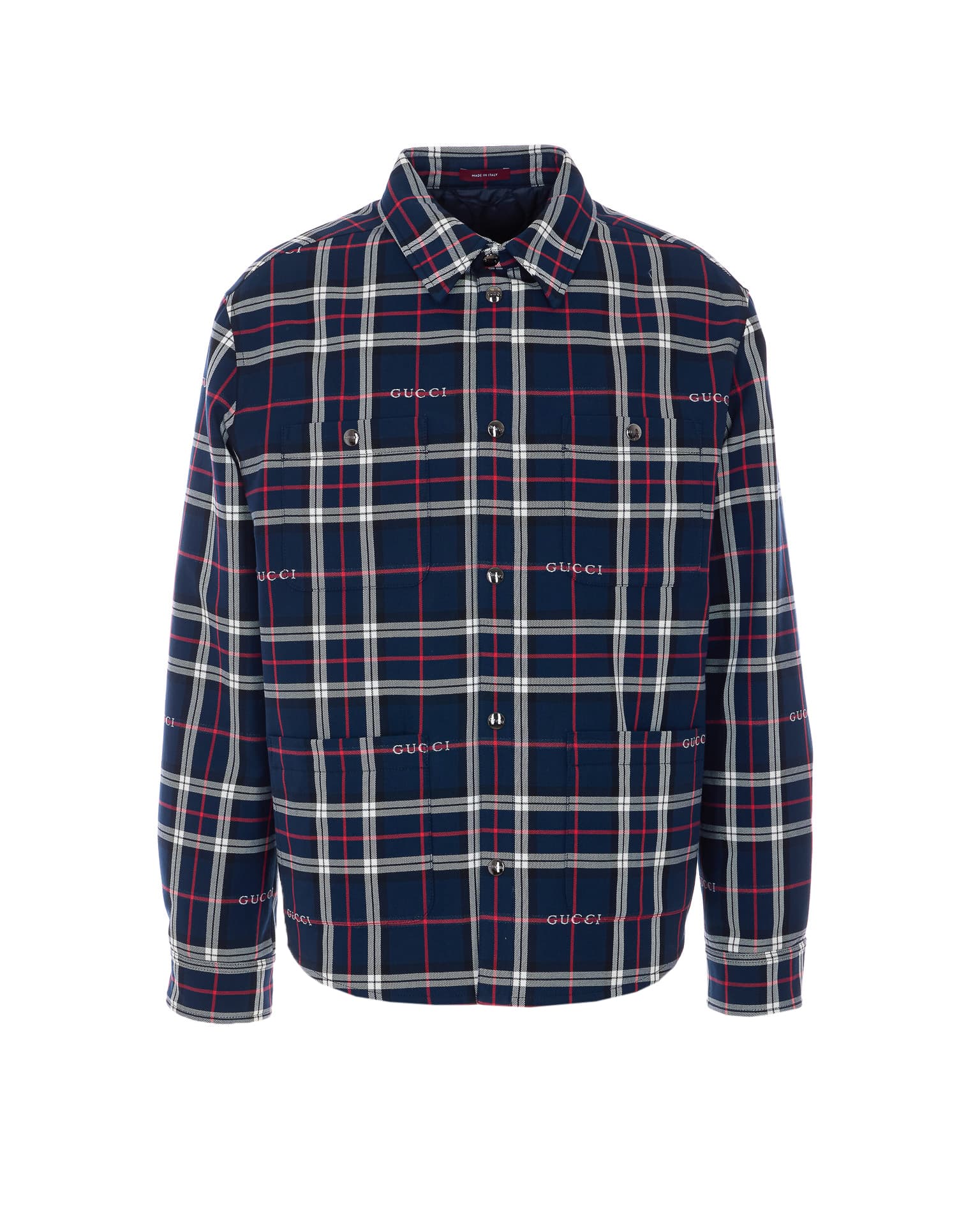 Gucci Check Quilted Overshirt