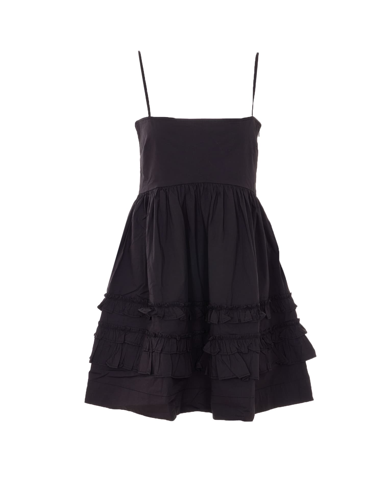 GANNI MINI FRILL DRESS