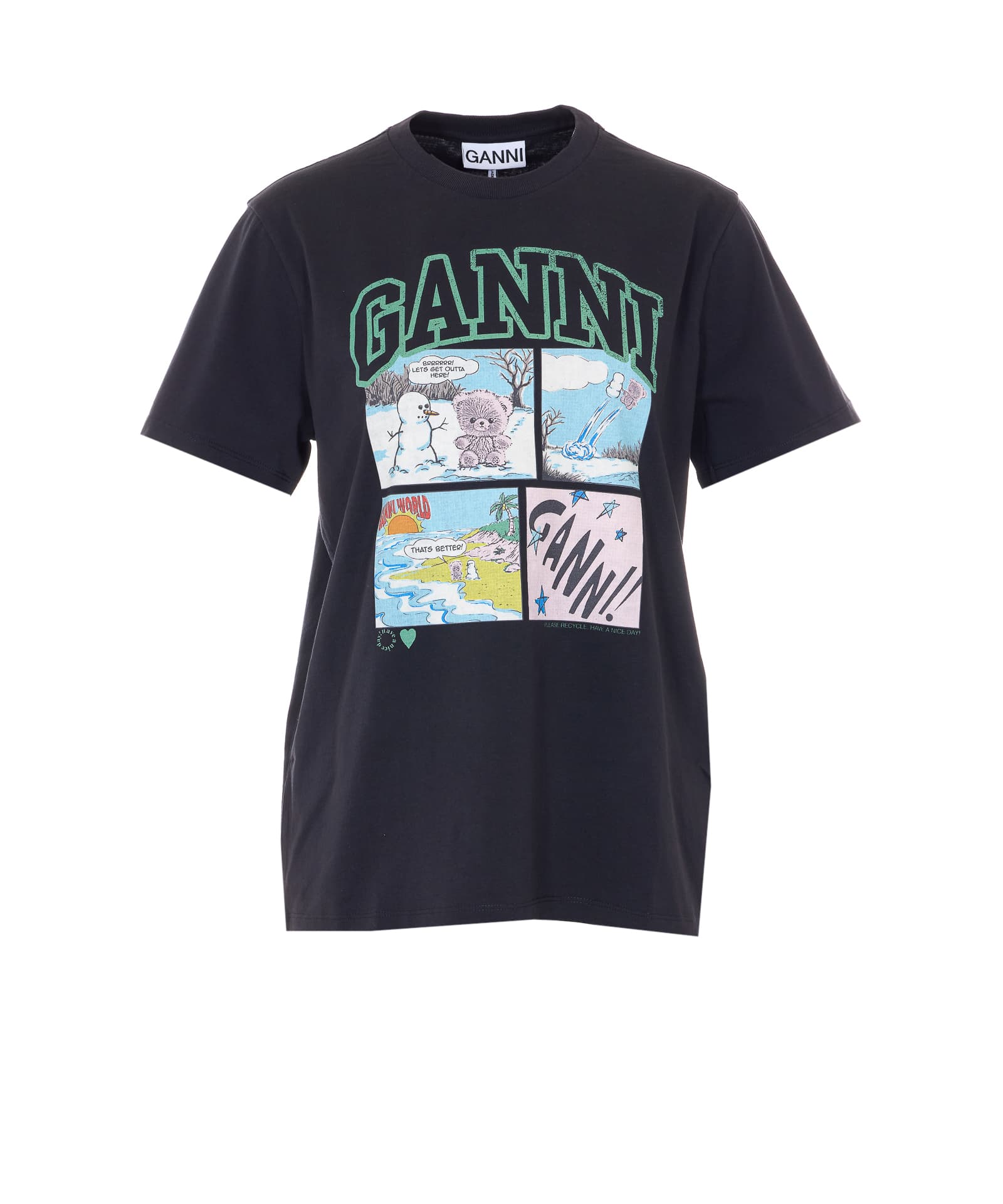 GANNI BEAR COMIC T-SHIRT