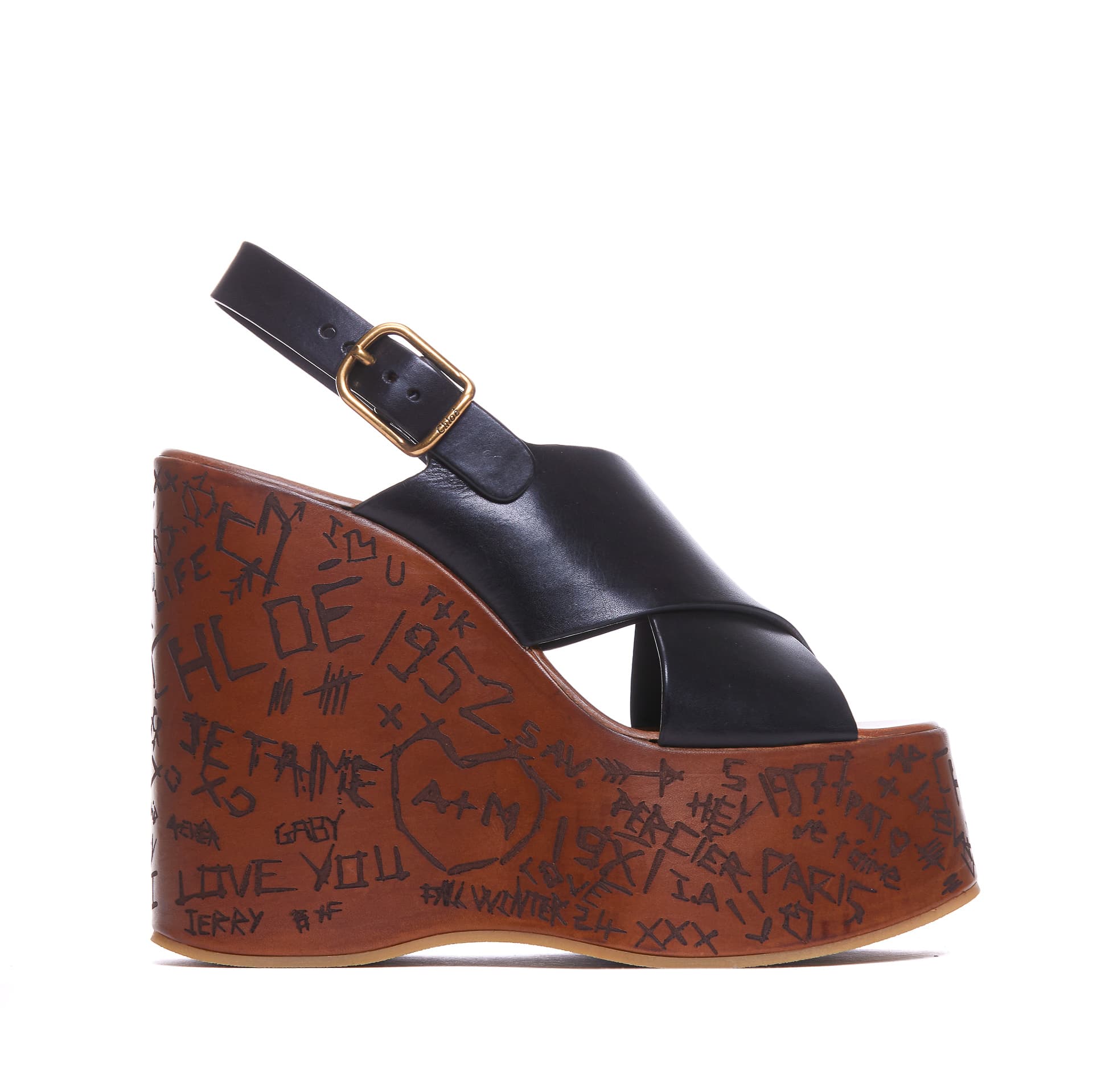 Chloé Chloe' MAXIME WEDGE SANDALS