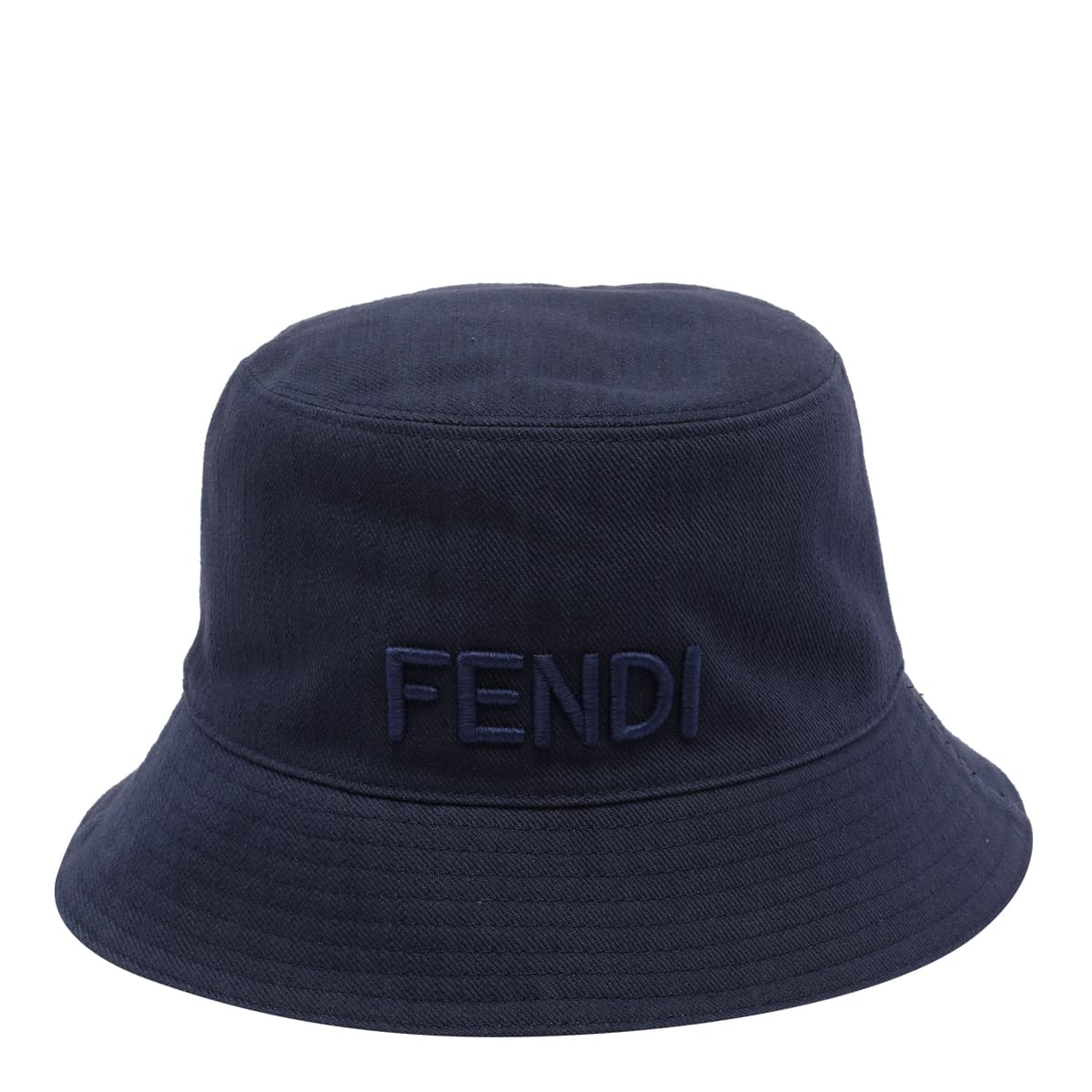 Fendi REVERSIBLE LOGO BUCKET HAT
