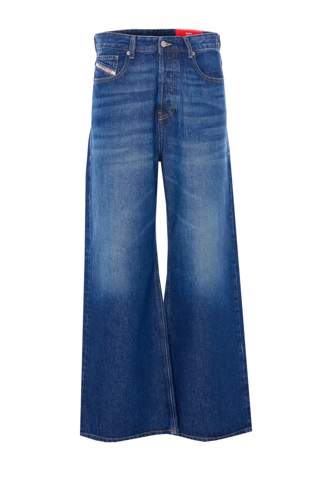 Diesel 1996 D-sire Jeans in Denim Blue with Washed-out Effect