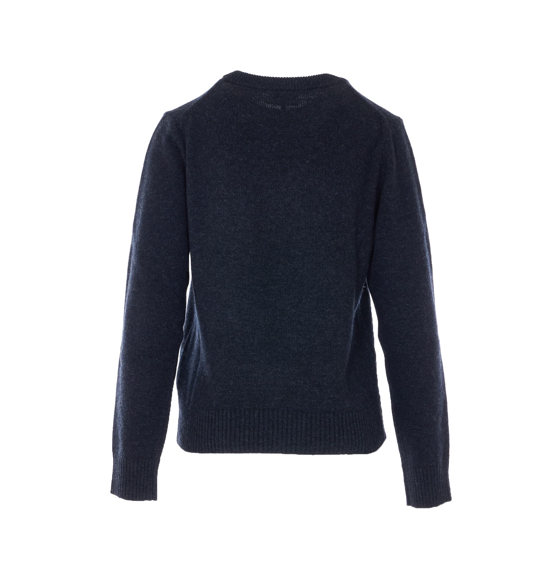 GANNI RASPBERRIES PRINT LOGO SWEATER