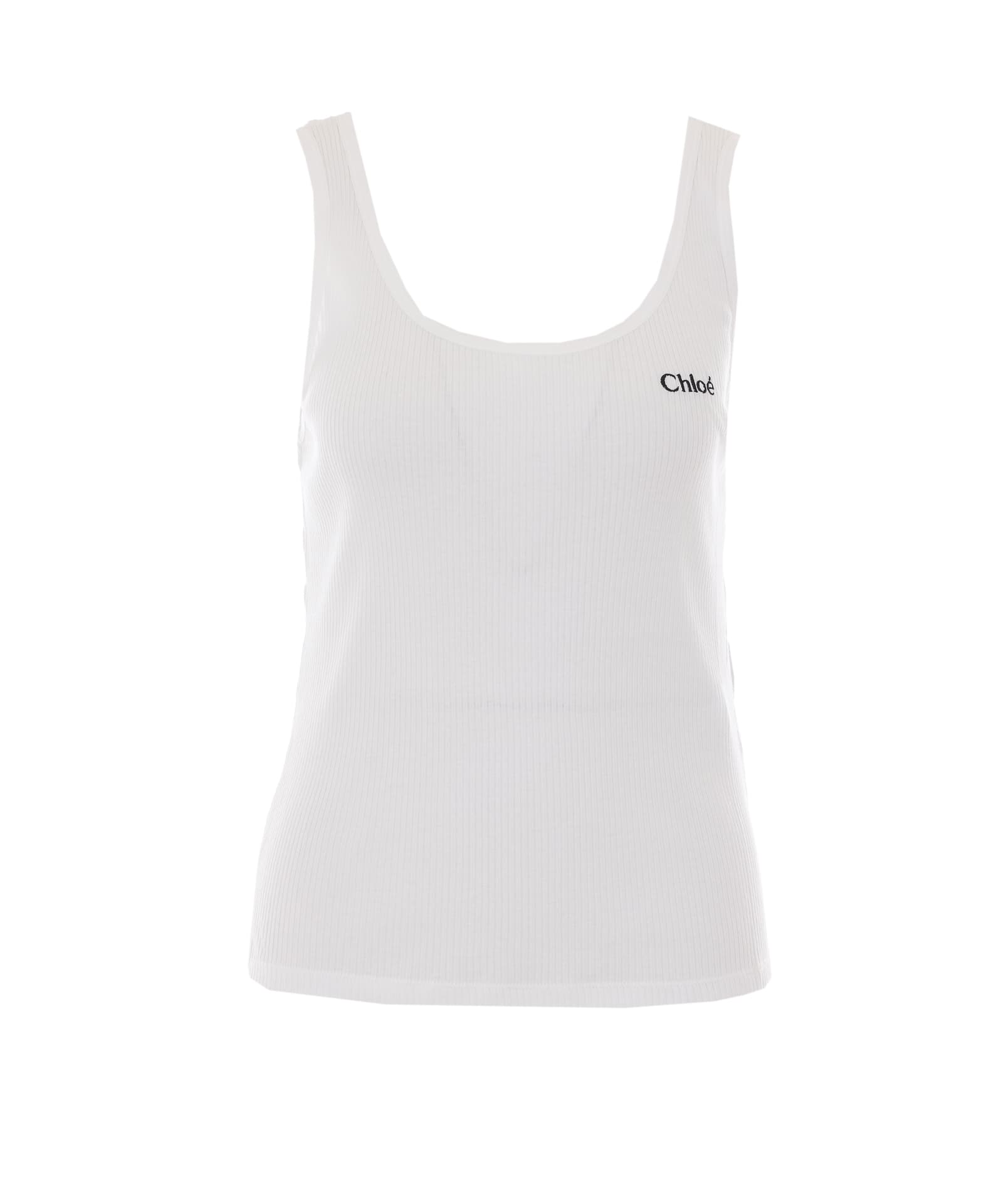 Chloé Chloe' CHLOE' LOGO TANK TOP